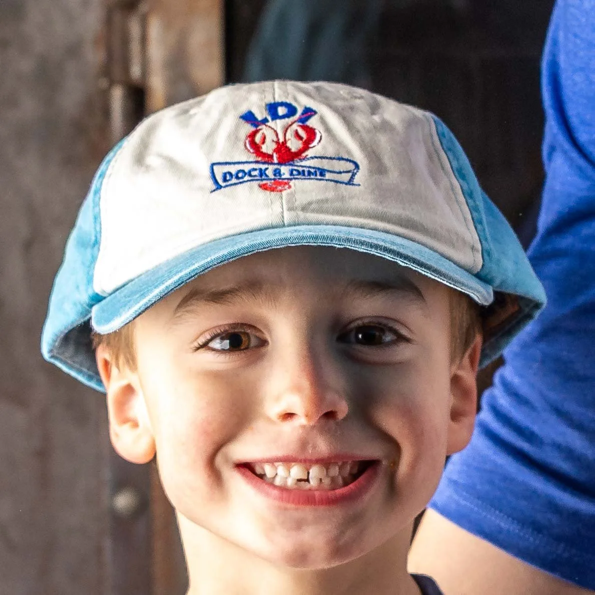 LDI dock and dine ball cap in white and turquoise-19.jpg