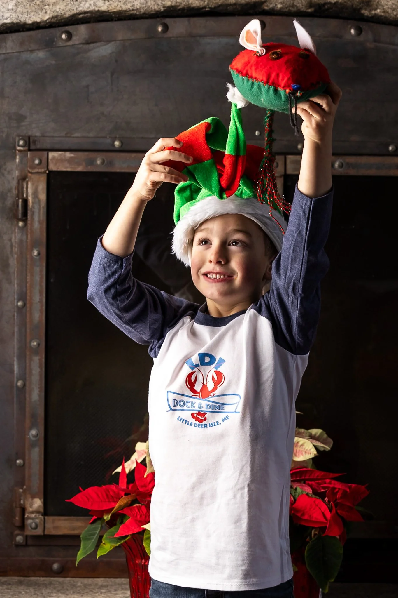 Youth  3/4-Sleeve Tee with LDI Dock and Dine Logo