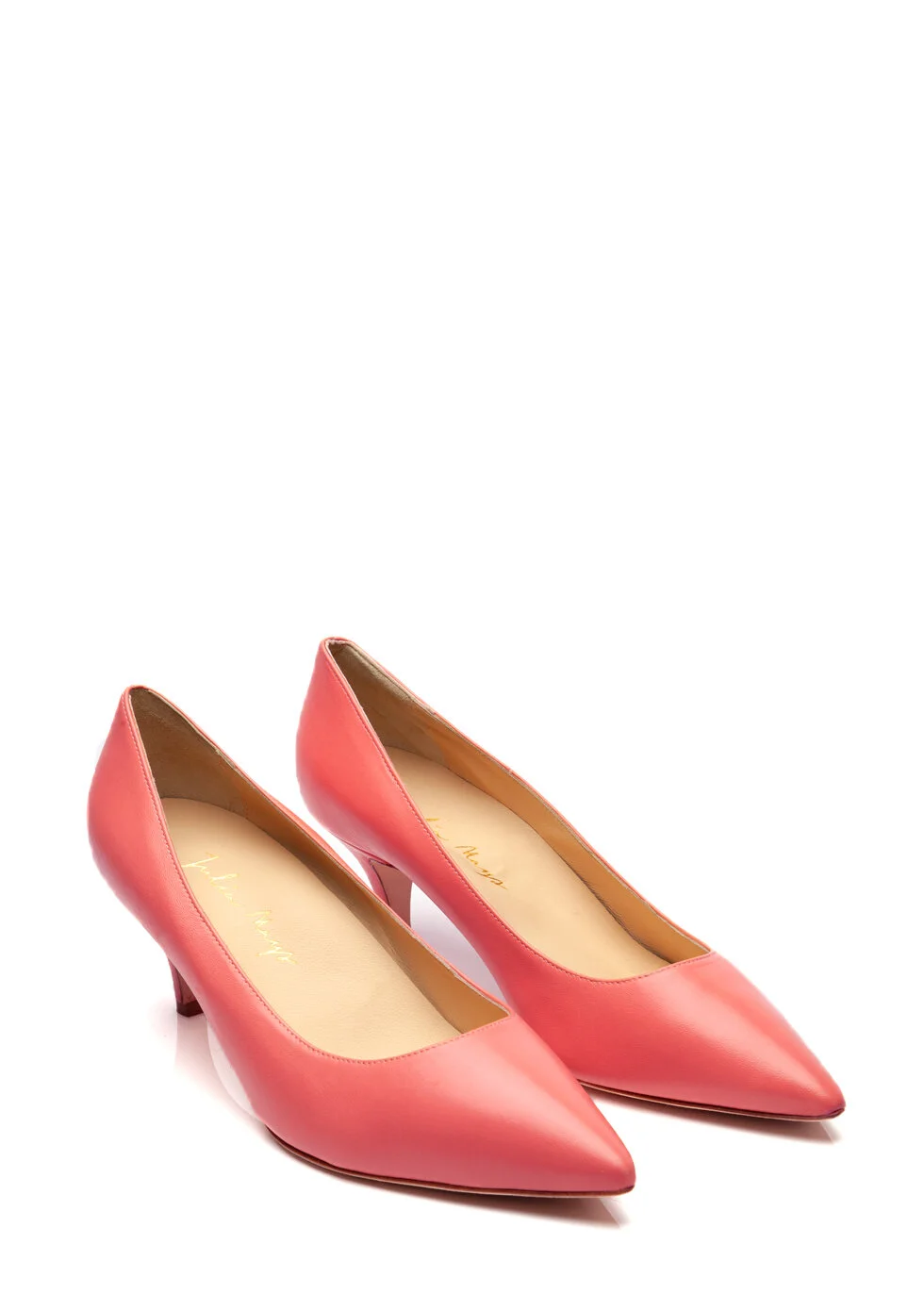 Leather Coral Colored Heels So Kate Coral Red Patent Leather Heels