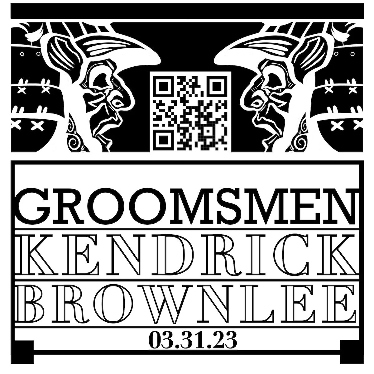 Groomsmen Wine Box Engraving -2022