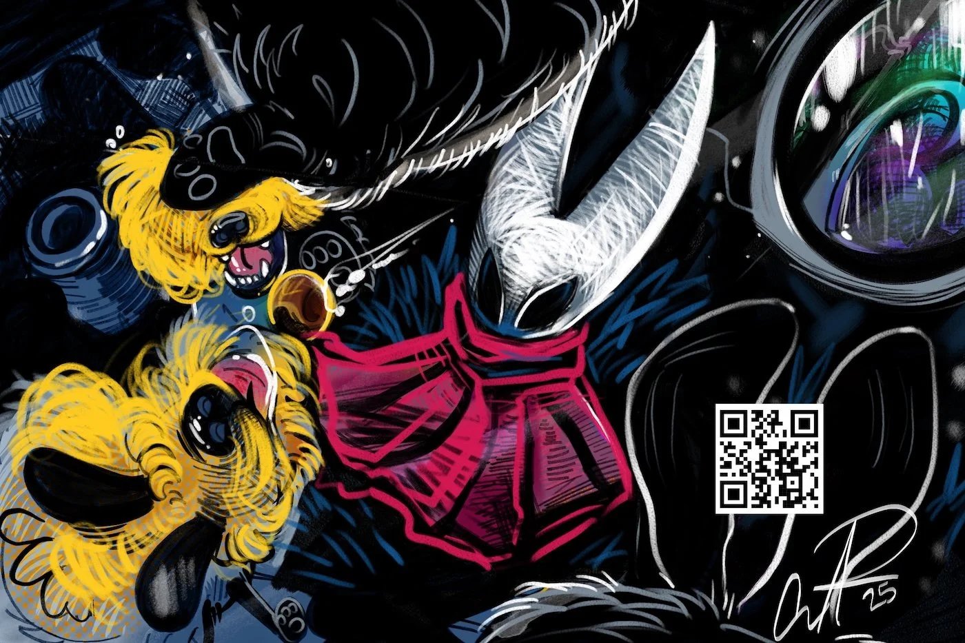 "Silk Song - Flea Ride" - 2025 Procreate