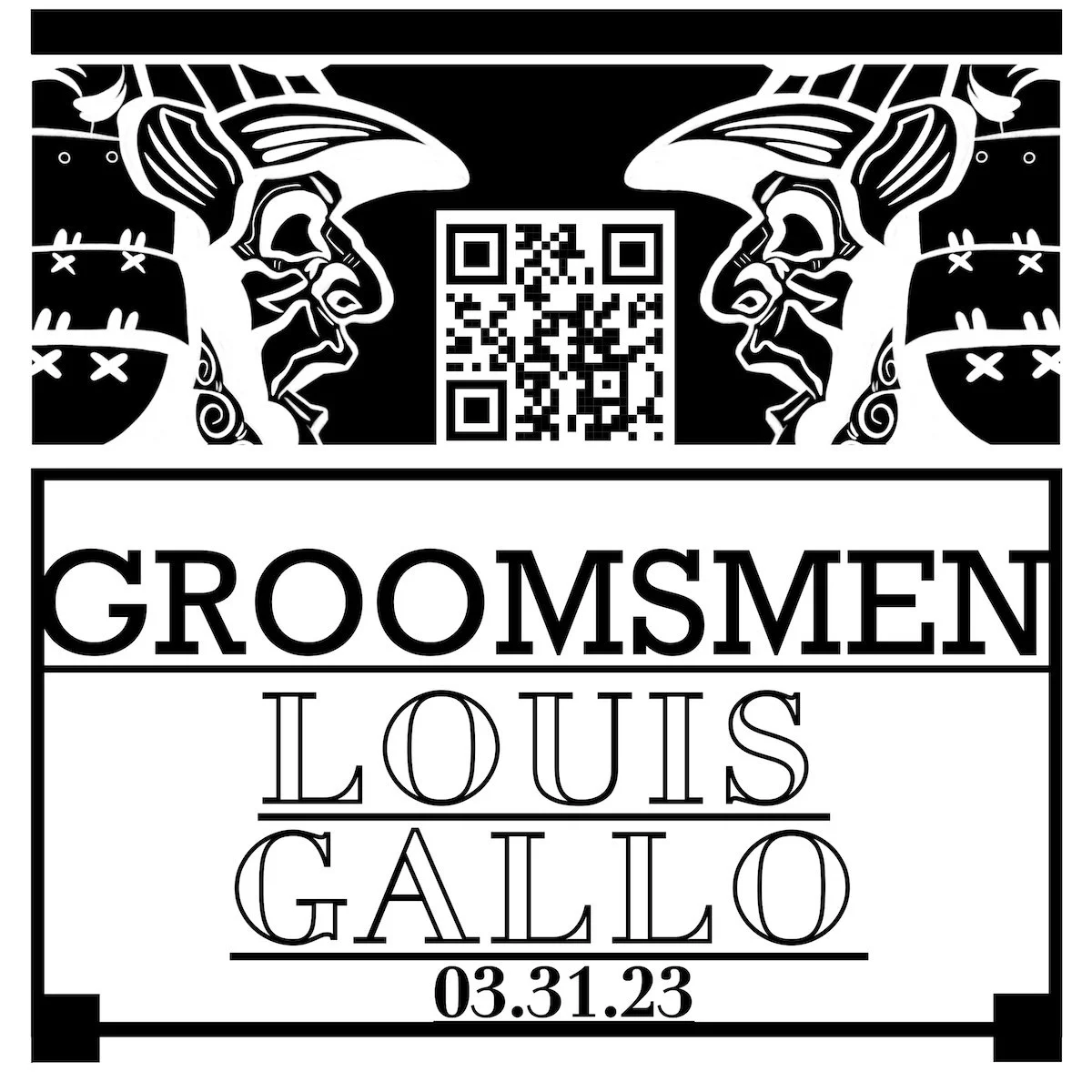 Groomsmen Wine Box Engraving -2022
