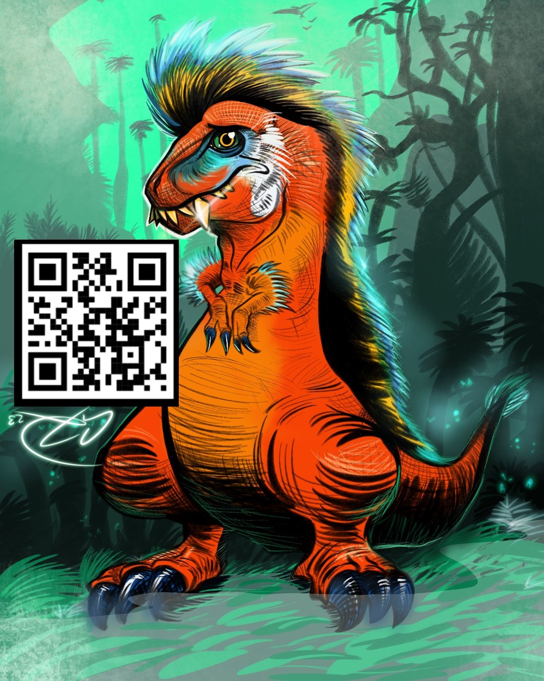 "First Tooth" - 2023 Procreate