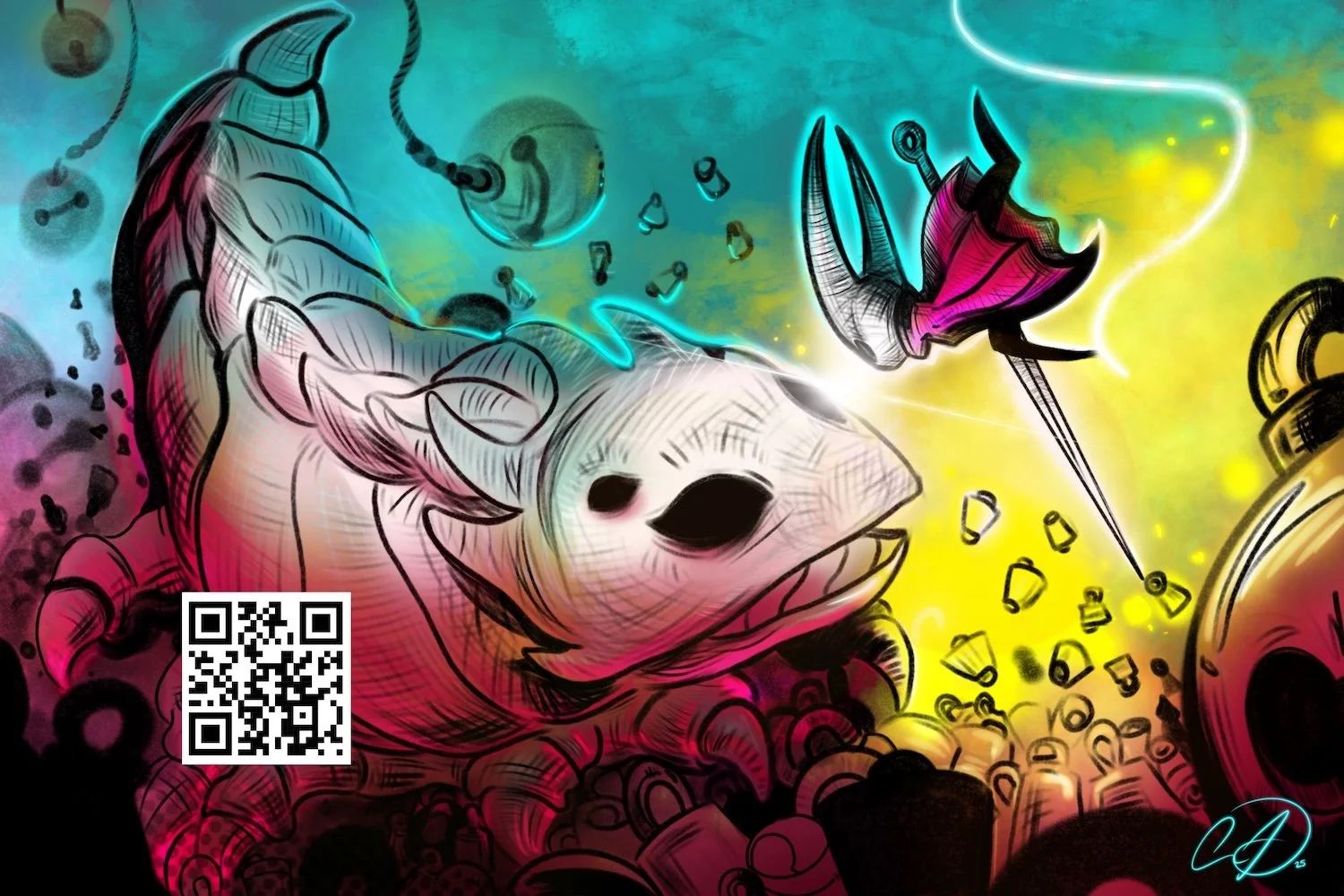 "Silk Song - Puppers" - 2025 Procrate