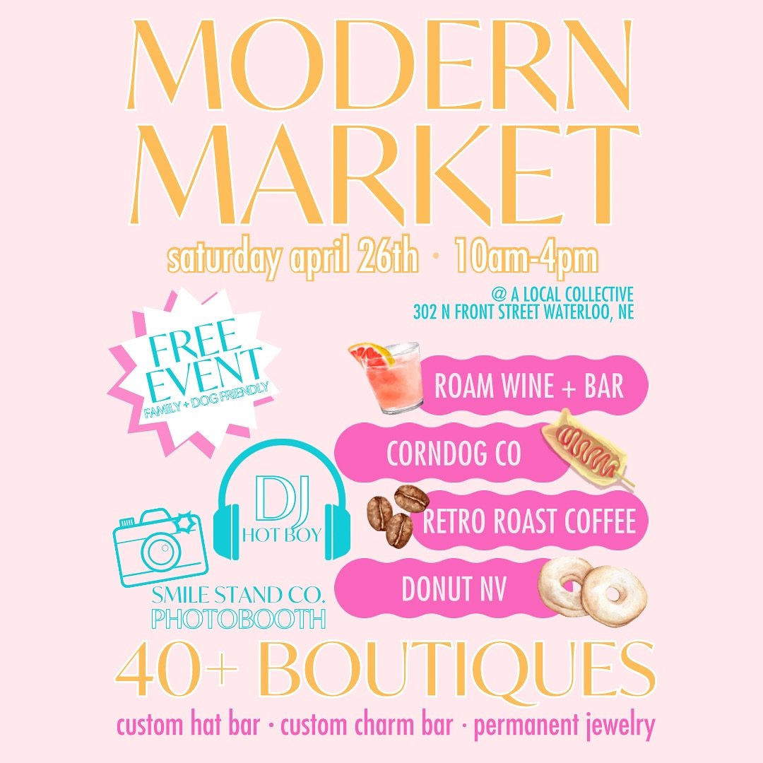 Today is the Day!! See you at 10am!! 📣🌸🛍️

🛍️40+ Small, Local Businesses
🗓️ Sat. April 26th | 10am-4pm
📍 302 N Front Street Waterloo | @alocalcollective 
🎉 Sip &bull; Savor &bull; Shop 
🪩 FREE EVENT &bull; FAMILY + DOG FRIENDLY

📸 @scanlan_p