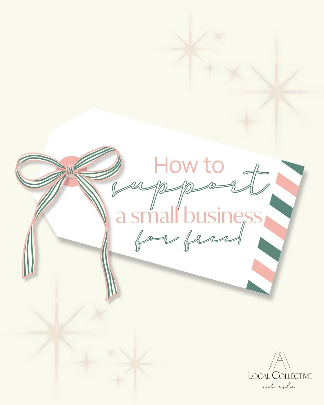 FREE ways to support small businesses this holiday season! ✨🎄➡️

🏷️ TAG your favorite small businesses below so we can support them too! ⤵️