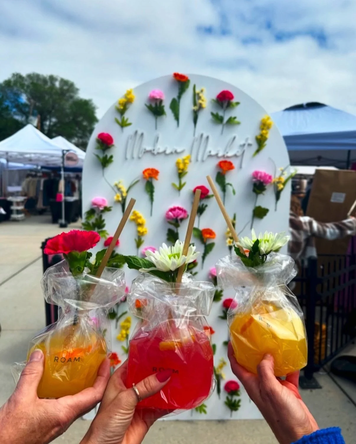 Taking a quick stroll down memory lane for Modern Market decor with @candipop.party ! 😍 Candice always brings our vision to life &amp; sure knows how to set the tone for all the fun vibes at the best parking lot party of the year! Can&rsquo;t wait t