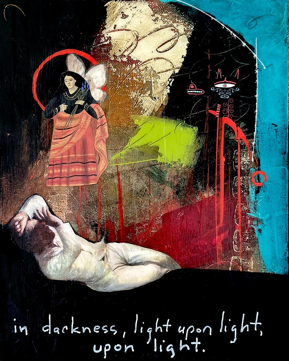 Arch, mixed media, 8x10, 2025 