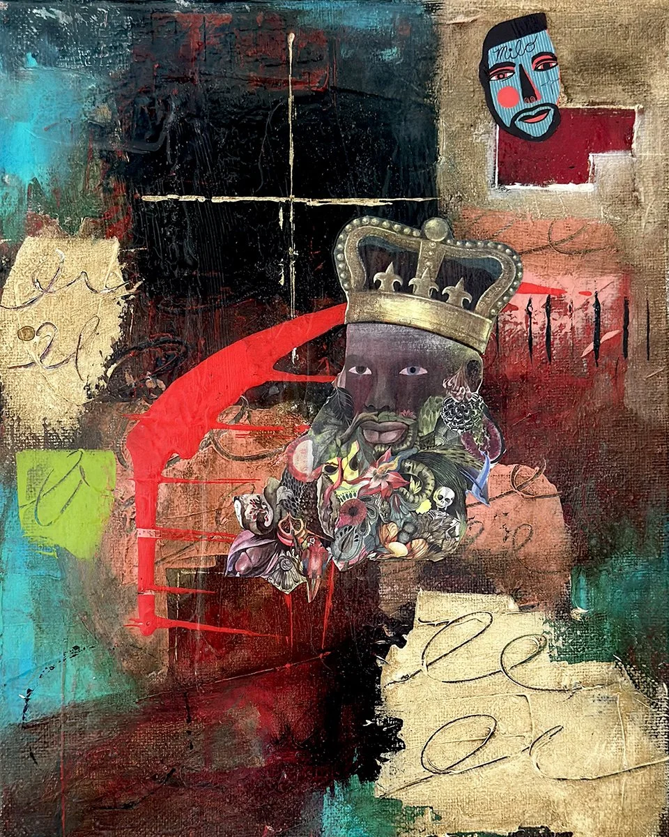 Picture Window, mixed media, 8x10, 2025 