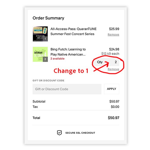 2. Second chance! Make sure quantities are 1 and not anything else.