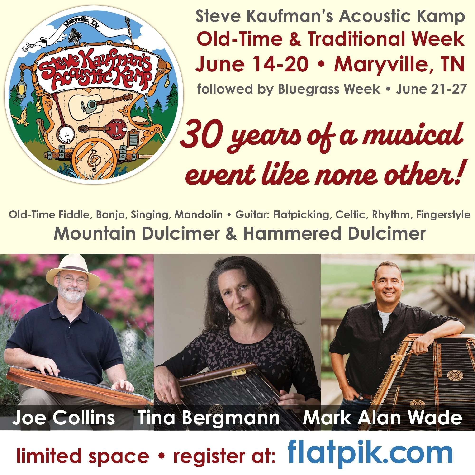 Partner Sponsor EVENT: Kaufman's Acoustic Kamp