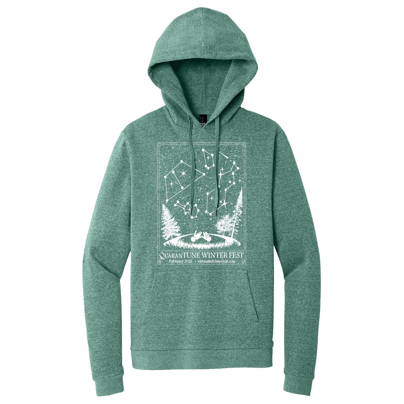 Hoodie - Heather Eucalyptus