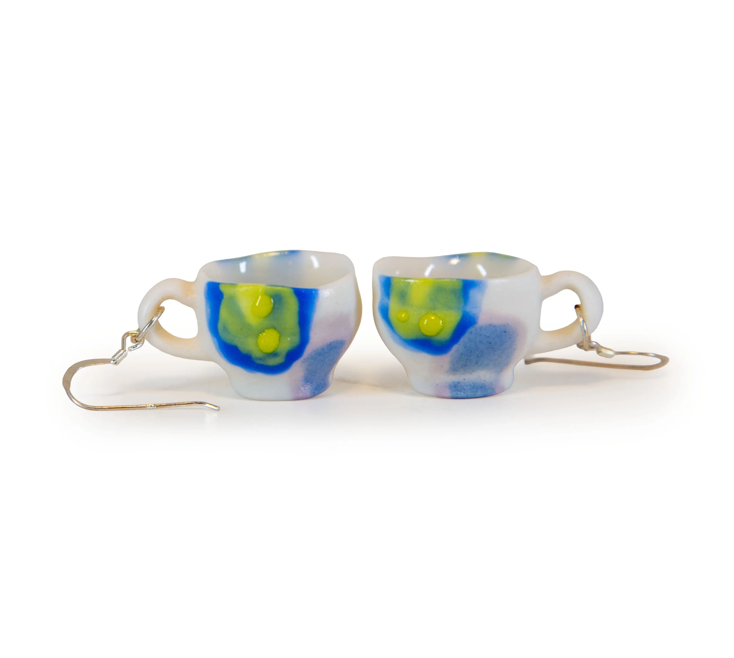 Mini Porcelain Mug Earrings