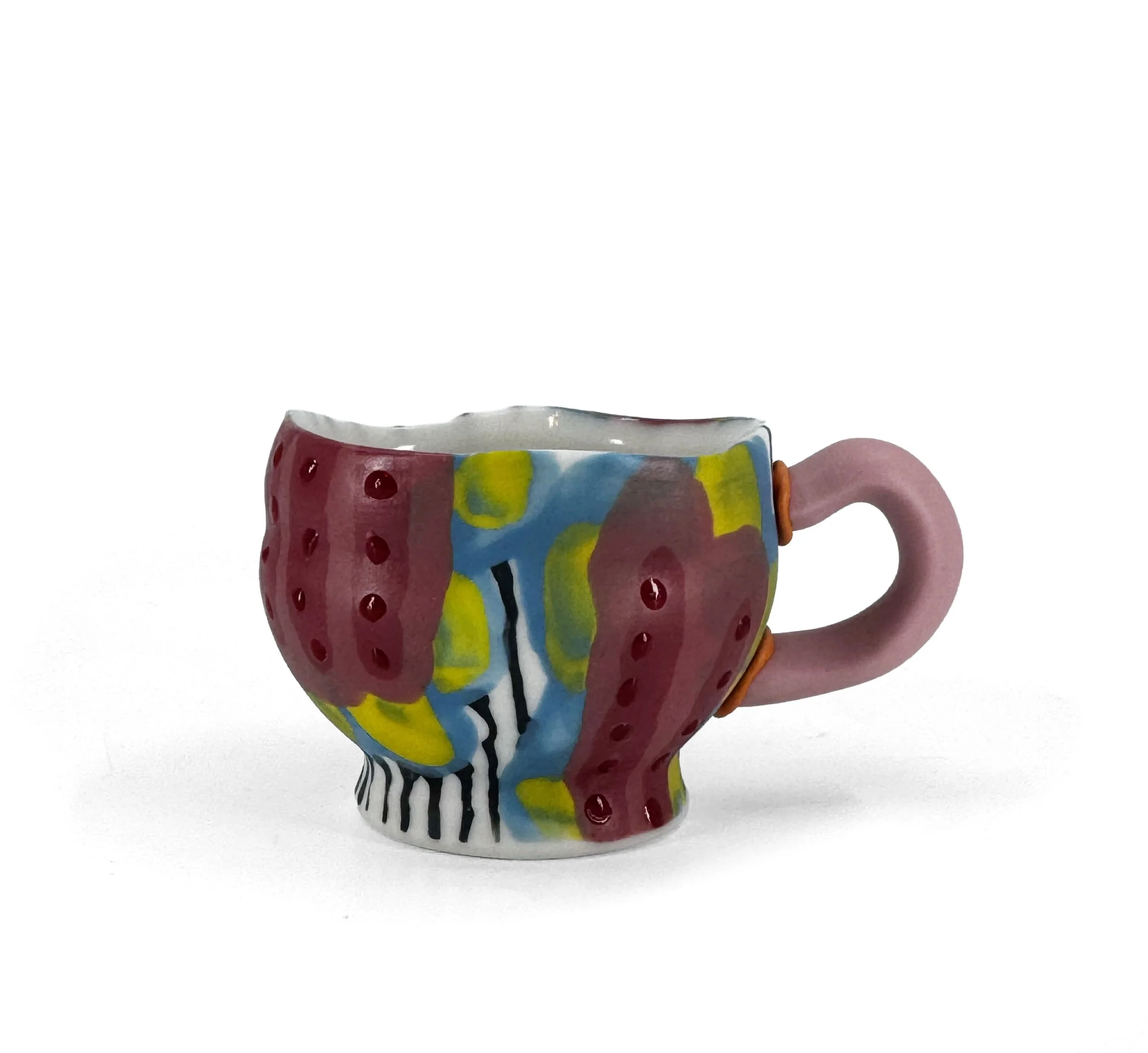 Contour Espresso Cup | Pink and Red