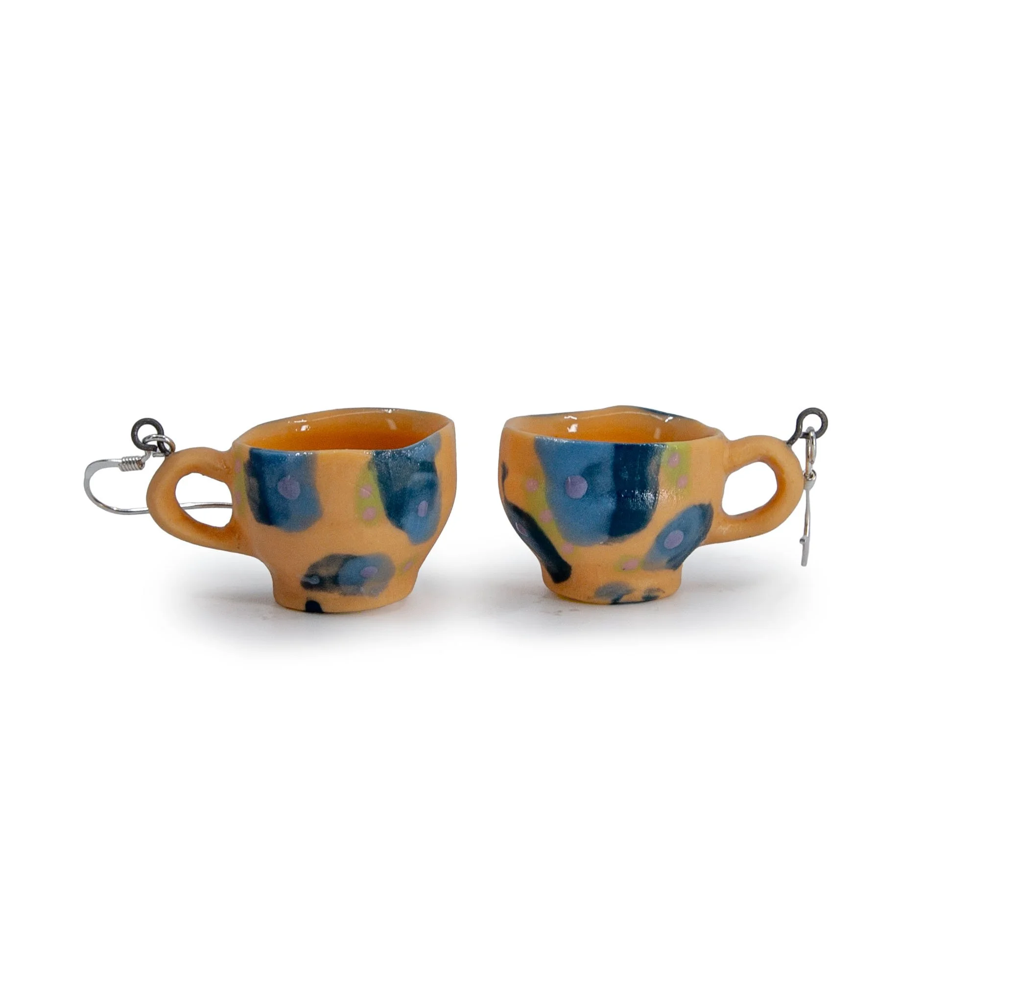 Mini Porcelain Mug Earrings