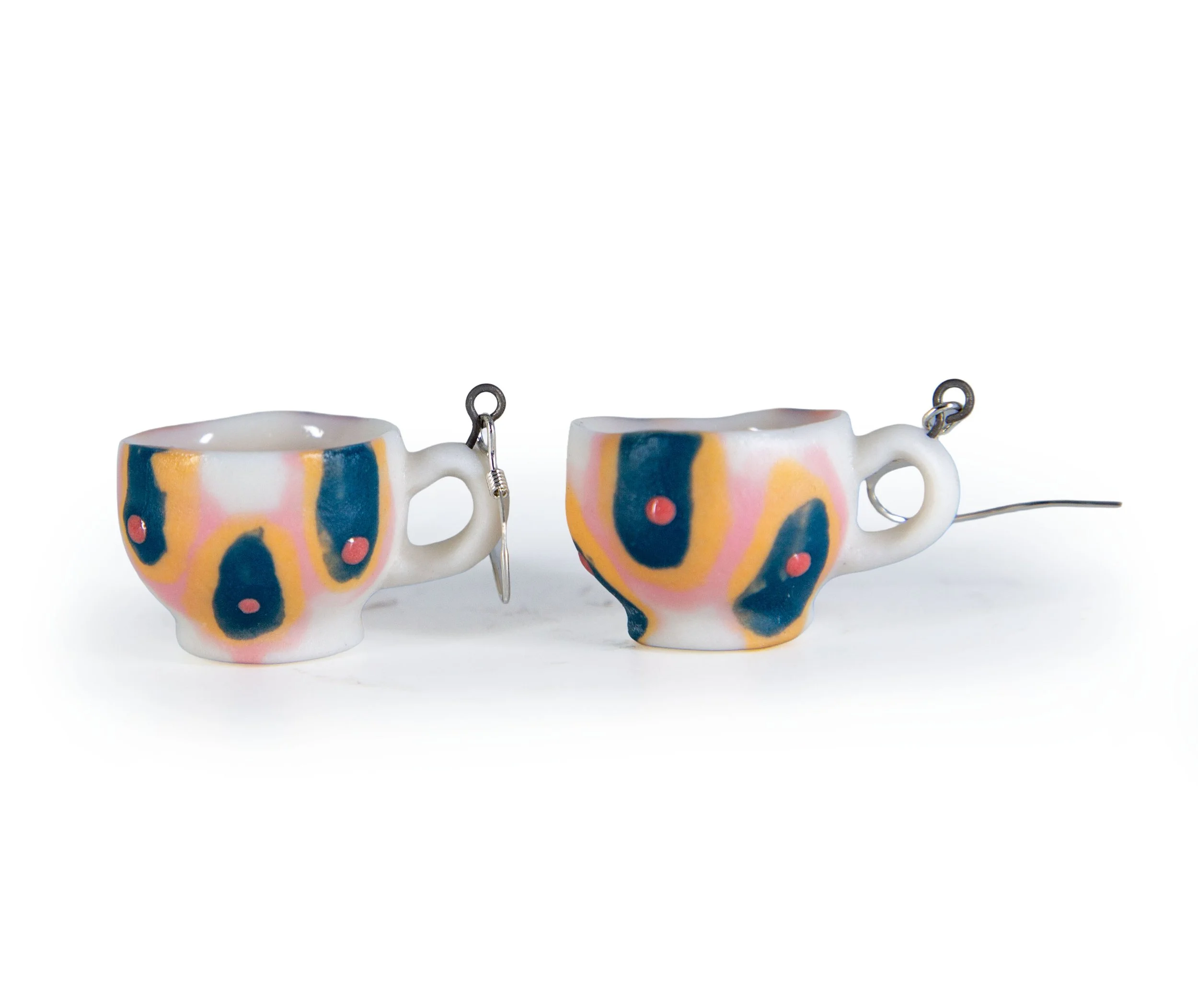 Mini Porcelain Mug Earrings