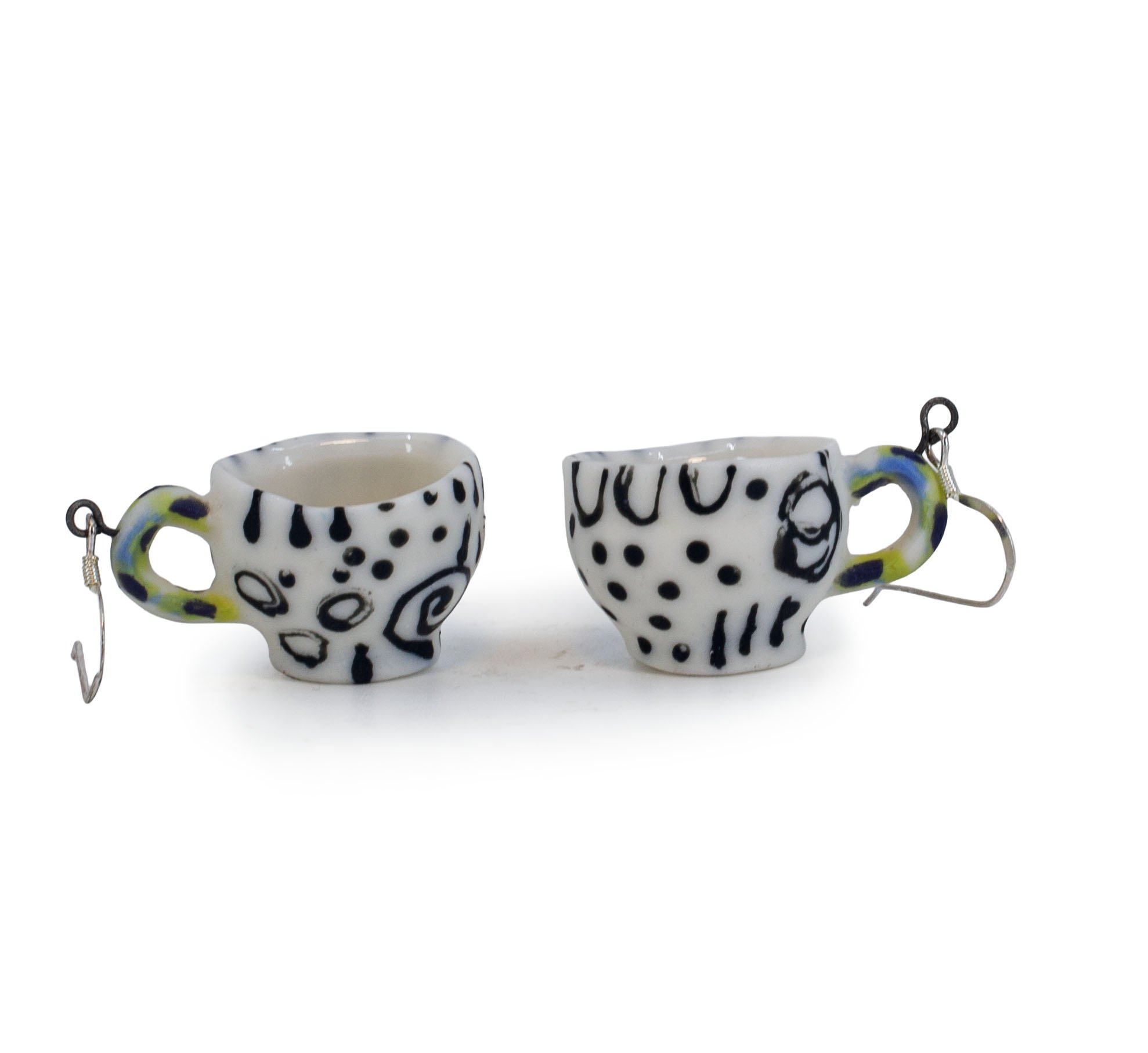 Mini Porcelain Mug Earrings