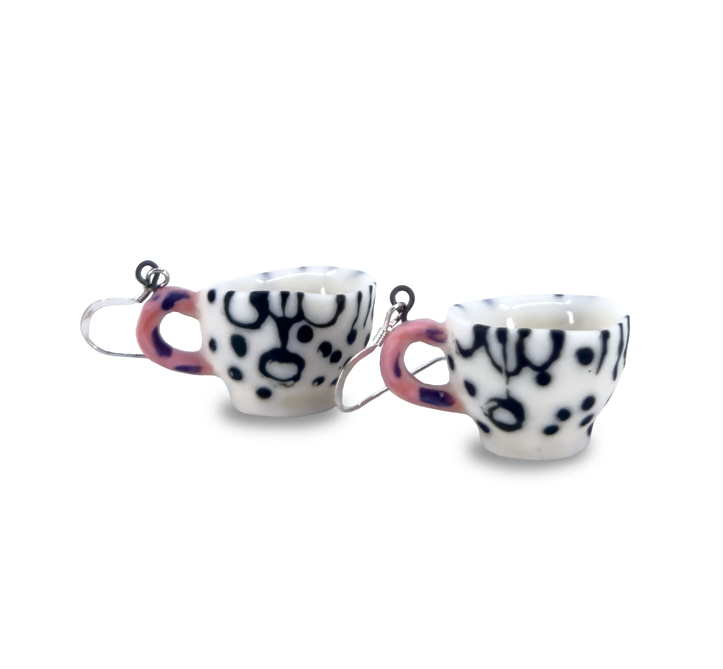Mini Porcelain Mug Earrings