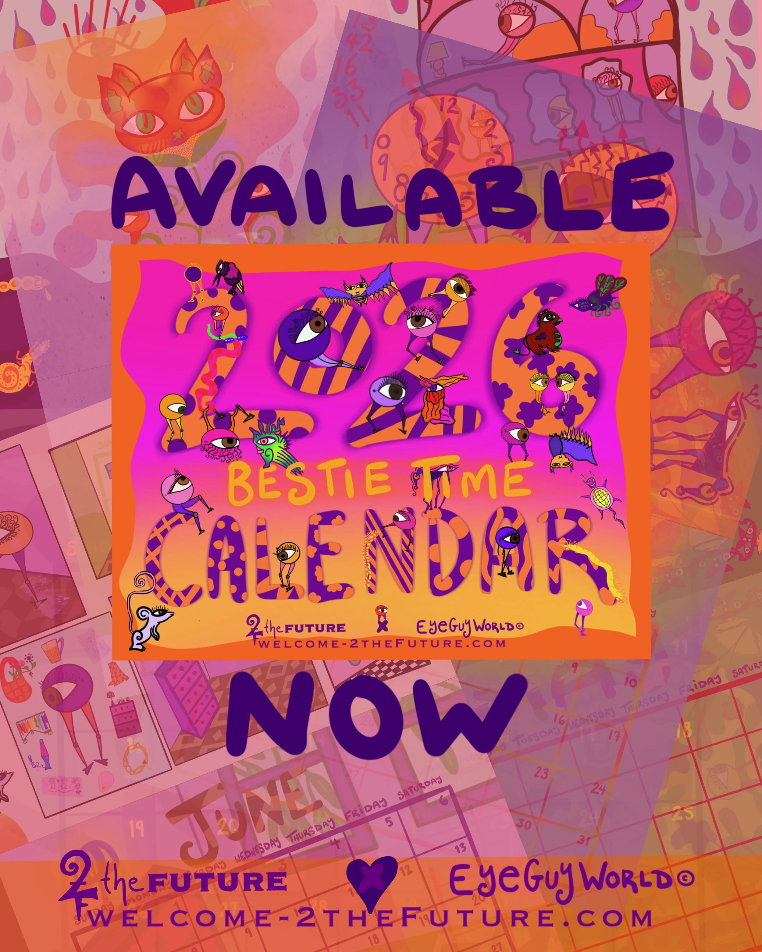 2026 Bestie Time Calendar