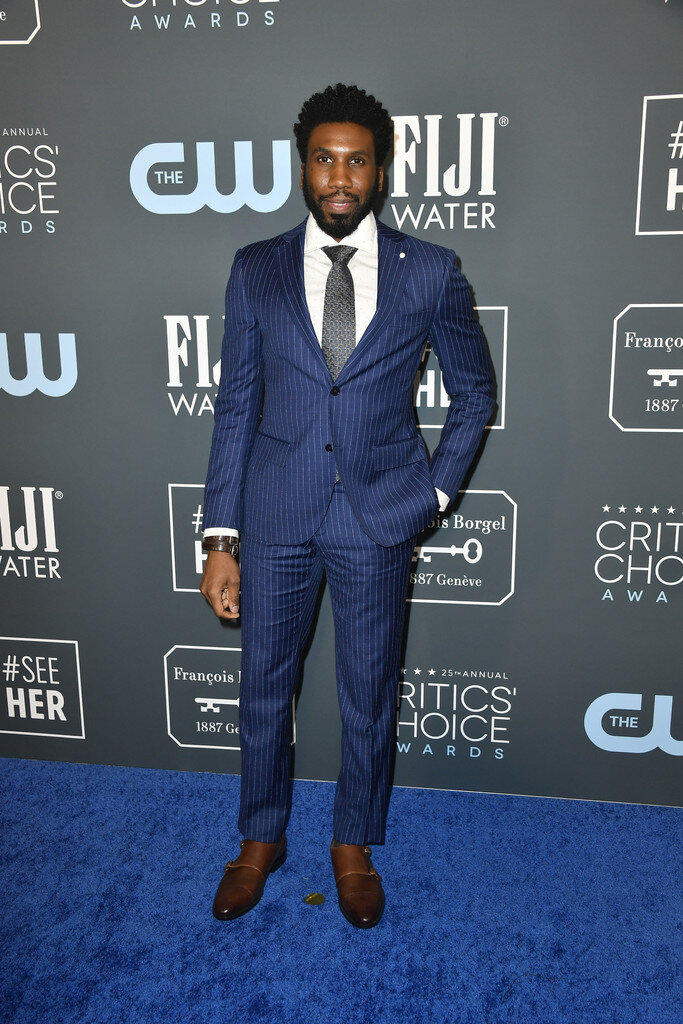 Nyambi Nyambi in Luigi Bianchi Mantova at the 25th Annual Critics' Choice Awards | January 12 2020