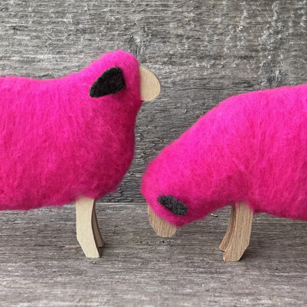 Neon Pink Sheep — Englishman Bay Handmade