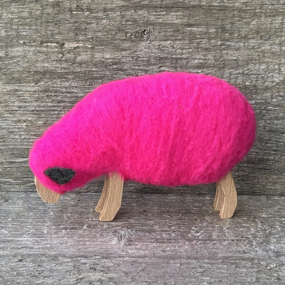 Neon Pink Sheep — Englishman Bay Handmade