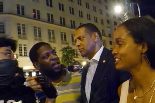 BLM Protesters Harass Vernon Jones Outside Of RNC, Call Him Racial Slur