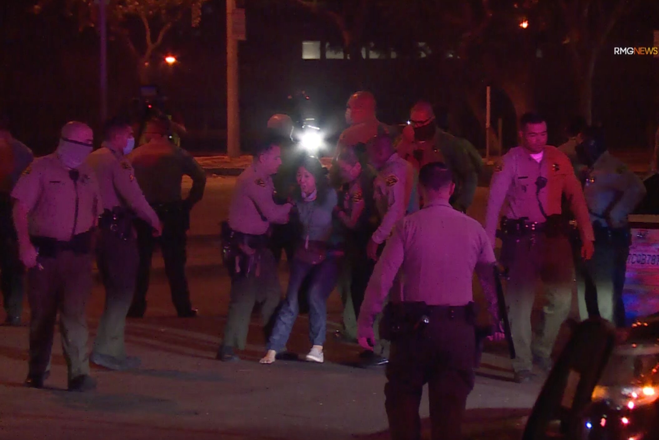 Protesters Block Hospital Entrance To Ambulance Carrying Shot LA Officers, Yell “I Hope They F*****g Die”