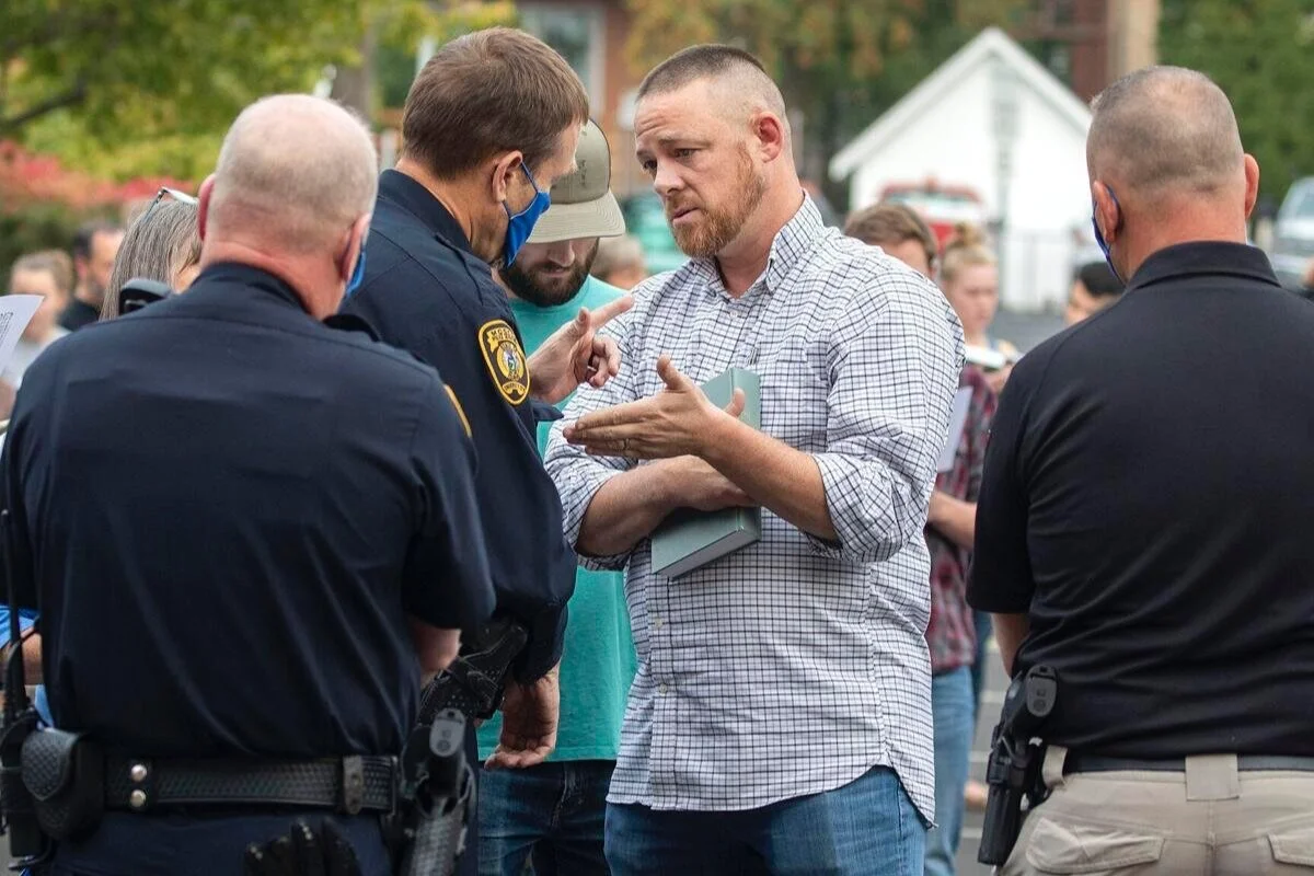 Outdoor Worshippers Violate Social Distancing and Mask Protocol, 3 Arrested By Police