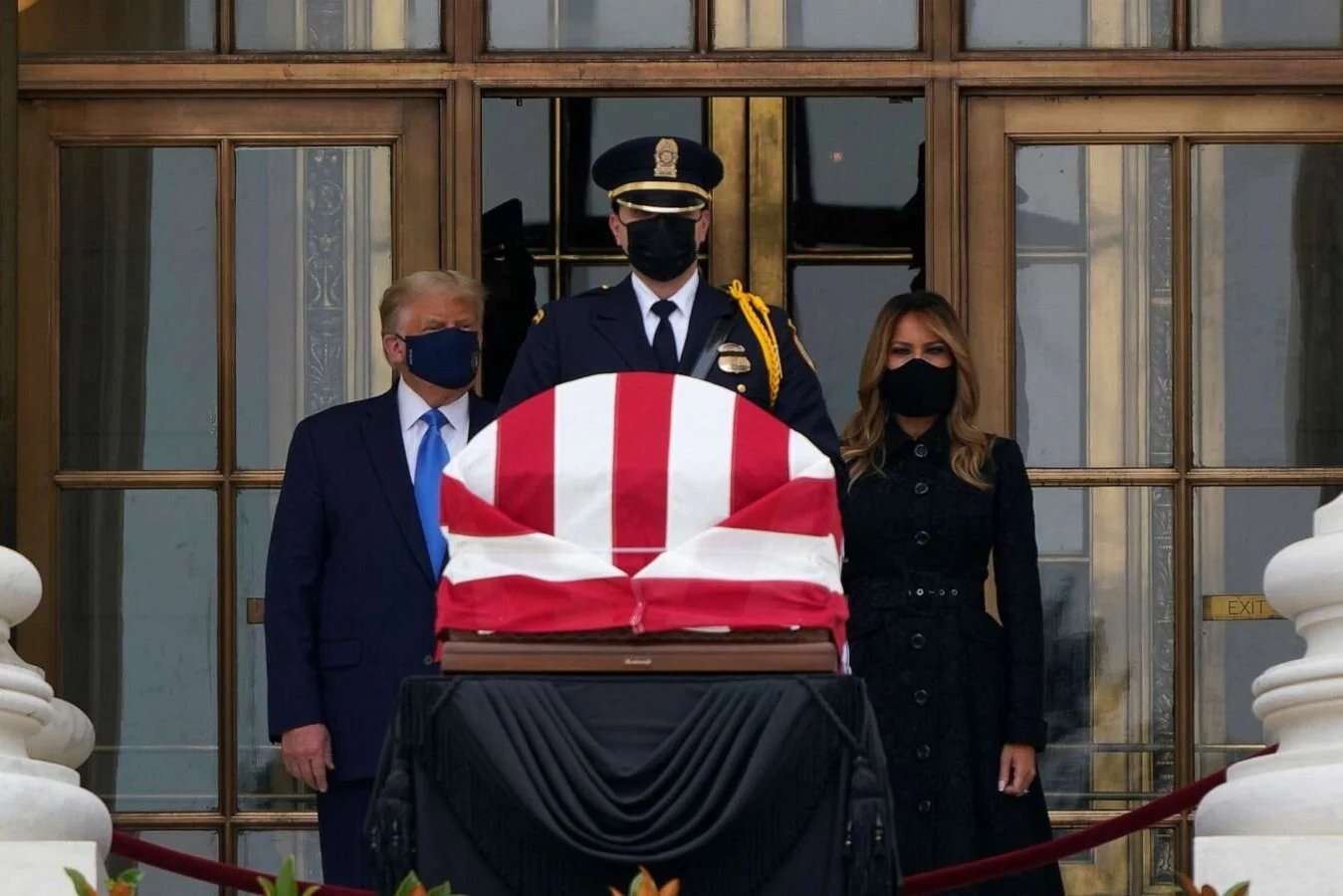 President Trump Booed While Honoring Justice Ginsburg At Supreme Court