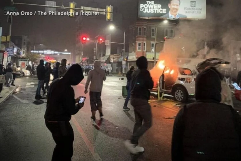 Violent Riots Erupt In Philadelphia After Police-Involved Shooting, 30 Officers Injured