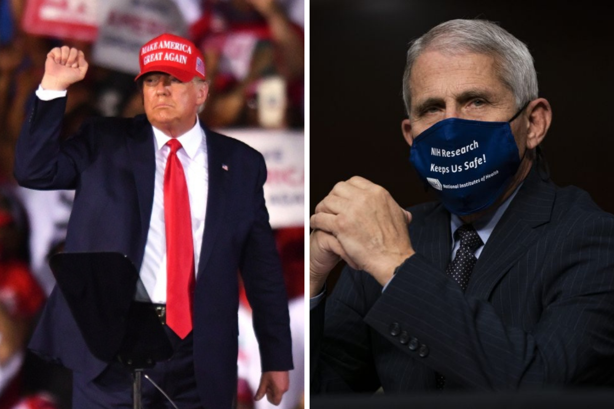President Trump Hints At Dr. Fauci Firing During Florida Rally, Leftists Erupt on Twitter