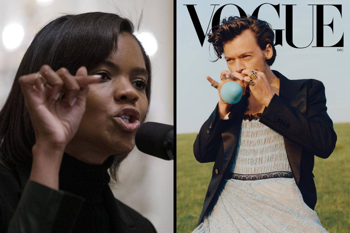 Candace Owens Slams Singer Harry Styles For Wearing Dress On Magazine Cover