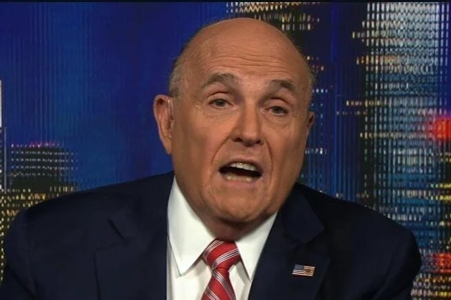 WATCH: Giuliani Busts Out Laughing At Reporter Who Announces She's From CNN