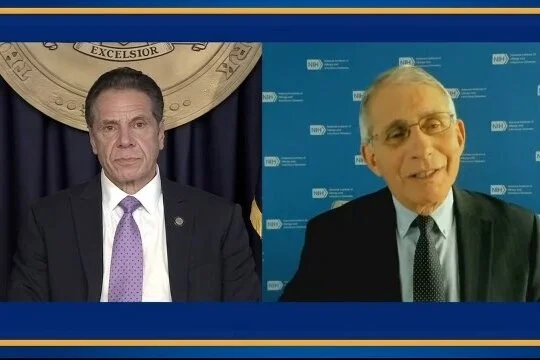 WATCH: NY Gov Cuomo Compares Himself And Fauci To De Niro And Pacino During Press Briefing