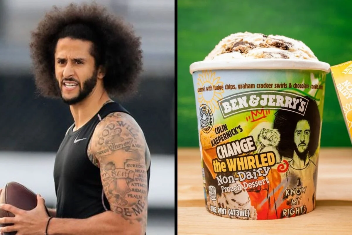 Ben &amp; Jerry's Launches Kaepernick-Inspired Vegan Ice Cream