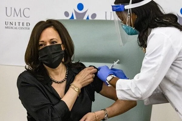 Kamala Harris Receives COVID Vaccine Despite Saying She Might Not Get It During Trump Admin