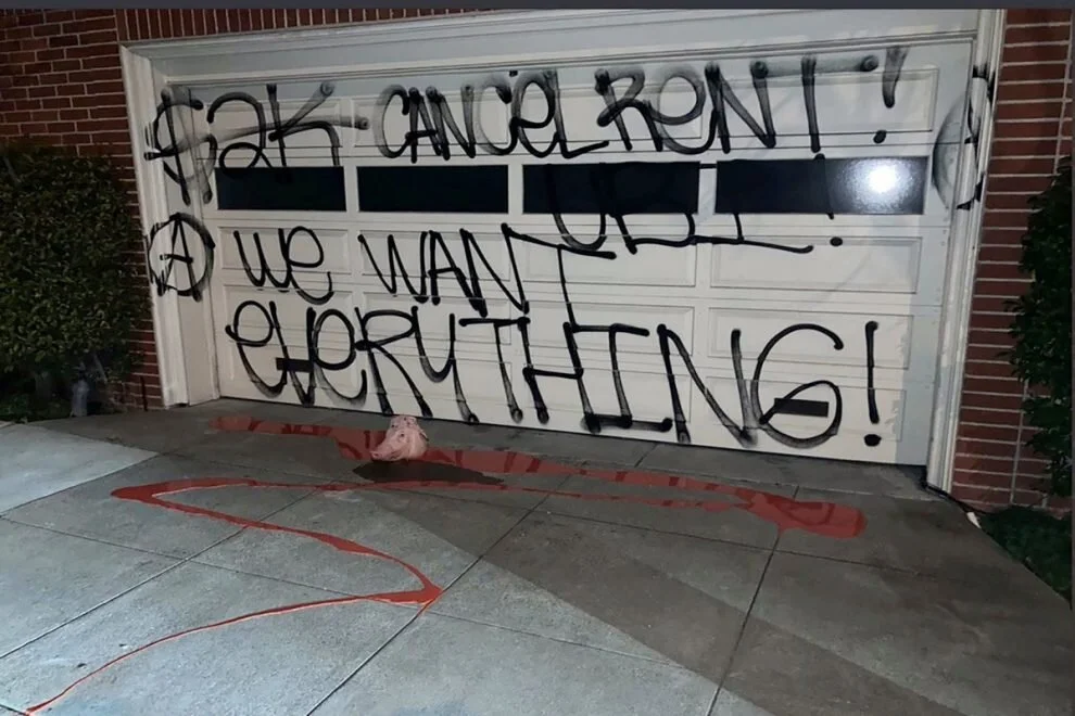 Nancy Pelosi's California Home Vandalized With Fake Blood And Graffiti