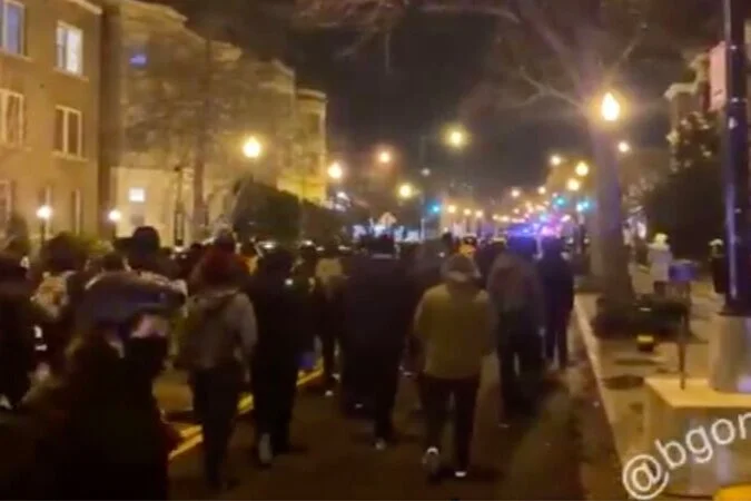 Antifa Protestors March Through Washington D.C. Chanting ‘Burn It Down’