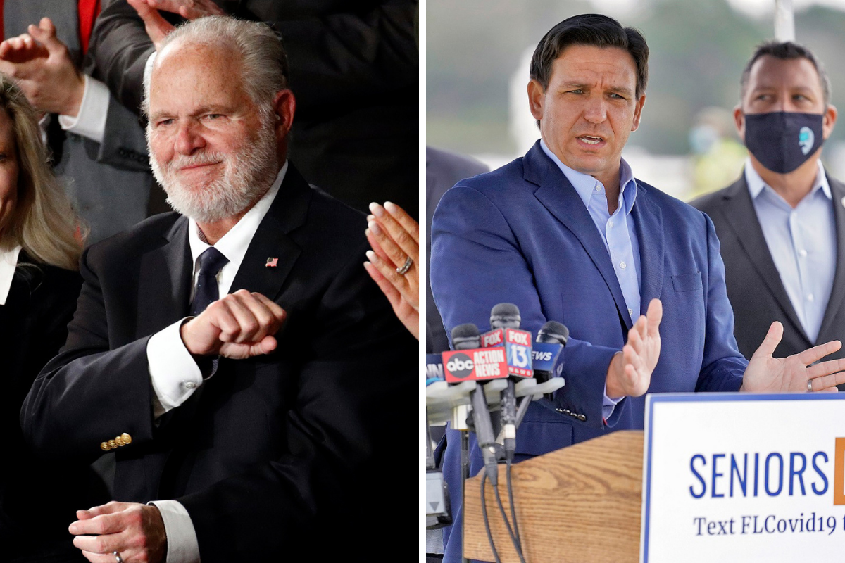 Governor Ron DeSantis: Flags To Fly at Half-Staff for Rush Limbaugh