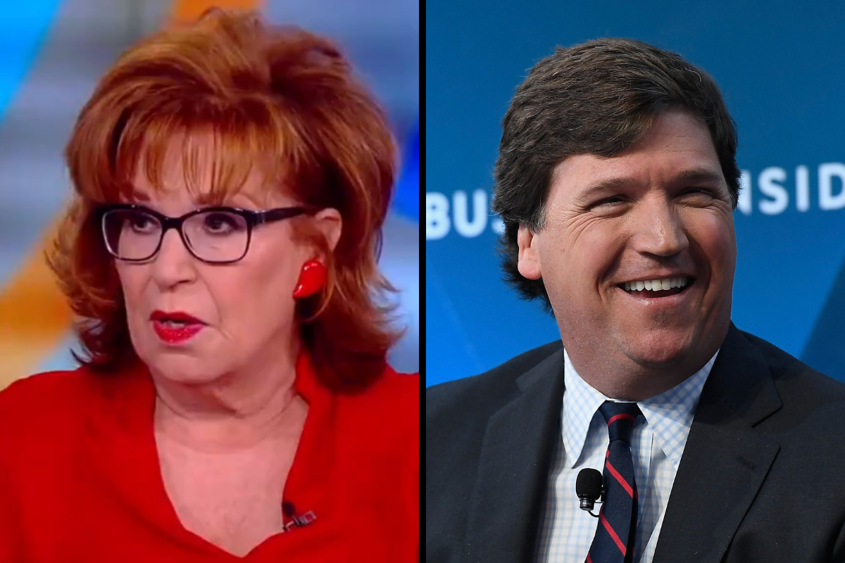 WATCH: Joy Behar Says Tucker Carlson Should Be “Tied Up” and Never Heard From Again