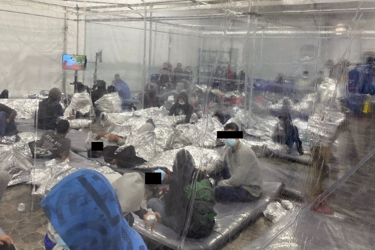 BREAKING: Photos From Inside Biden Border Facilities Released