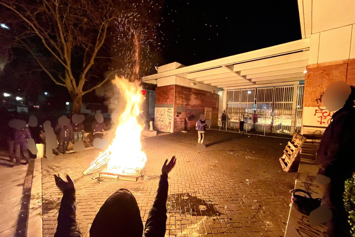 WATCH: Antifa Sets Portland ICE Building On Fire