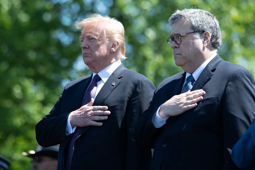 President Trump Rips “Spineless” Former AG Bill Barr in New Statement