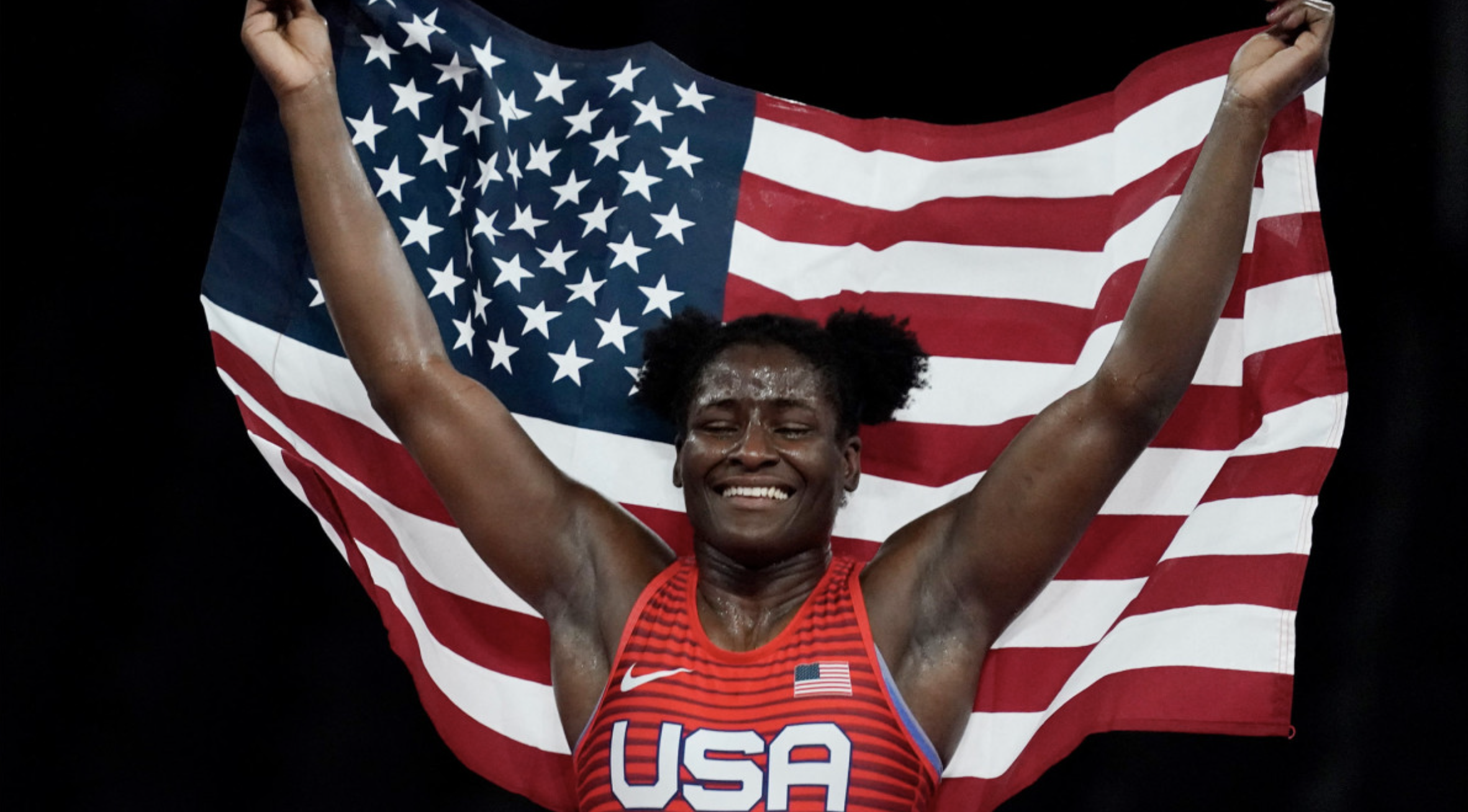 Gushing With Patriotism And Joy, Tamyra Mensah-Stock Talks About Gold Medal Victory