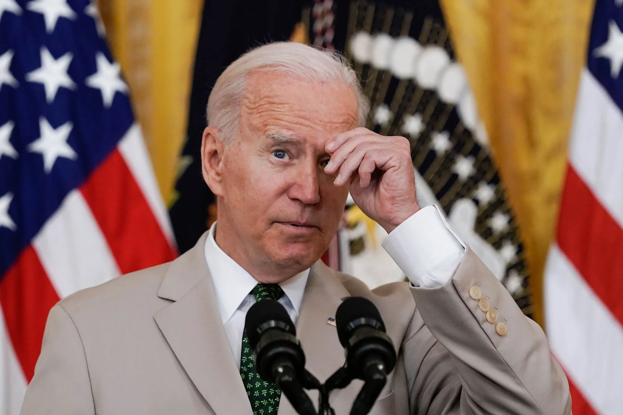 President Biden said he needs to sleep as he jets off to Delaware