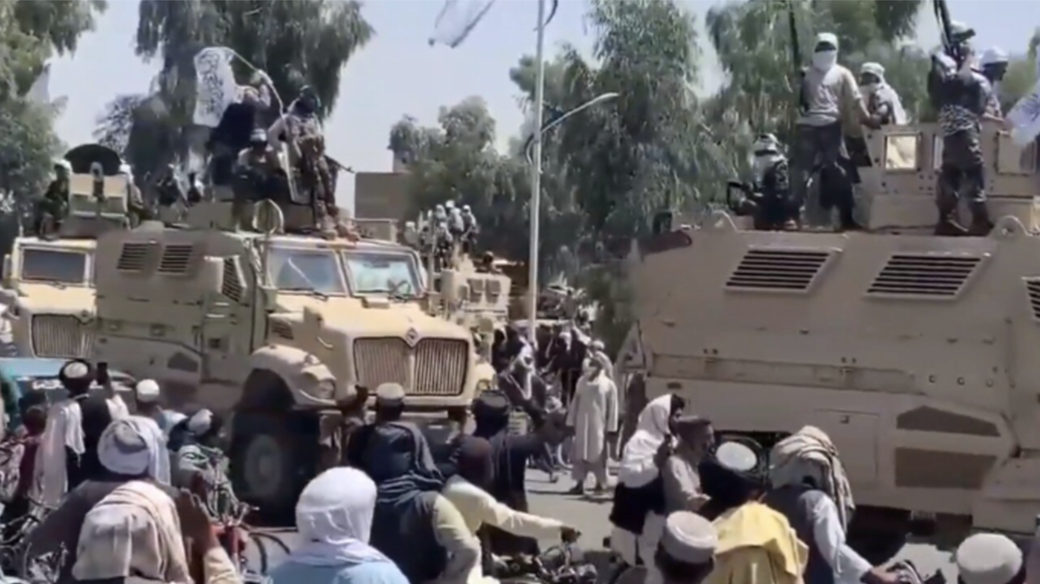 Taliban holds parade with the equipment Biden admin let them take