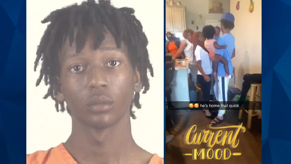 Suspected school shooter given welcome-home party after spending one day in jail