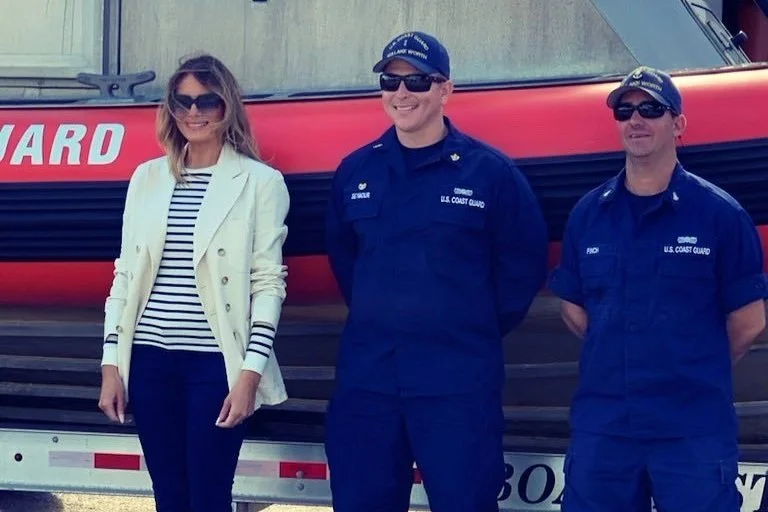 Former First Lady Melania Trump makes unexpected Christmas visit to US Coast Guard